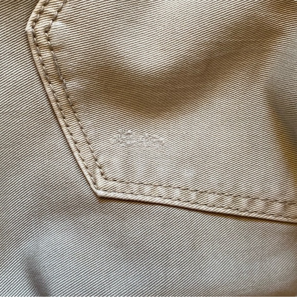 Esprit Size 6 button down khaki chinos, NWOT - Picture 7 of 11